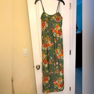 Floral spaghetti strap dress